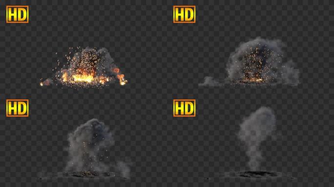 迫击炮榴弹炮轰炸-带通道