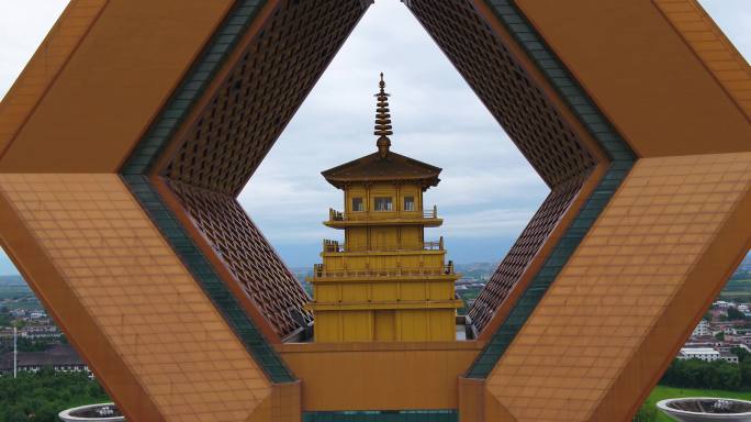 宝鸡法门寺航拍