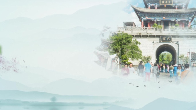 【原创】唯美中国风文字片头AE模板2