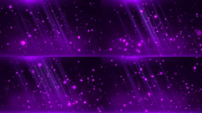 4K紫色光唯美舞台循环