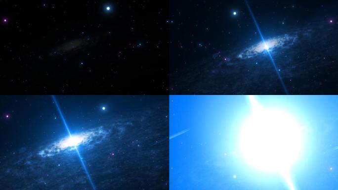 高清影视素材银河系爆炸