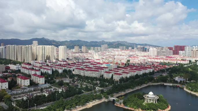 经区居民楼航拍高清实拍大气