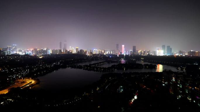 长沙烈士公园夜景