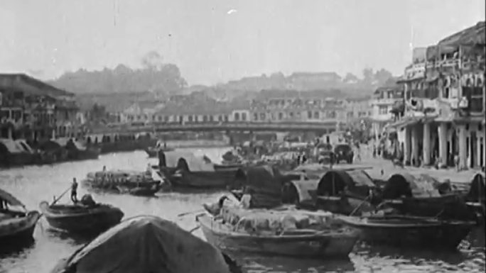 40年代上海上世纪港口