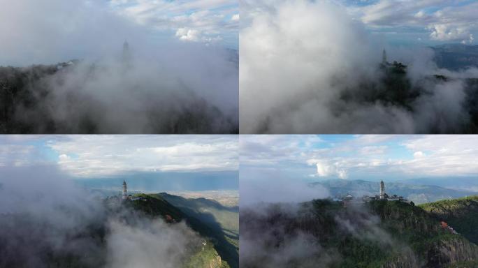 鸡足山航拍