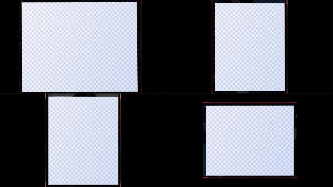 三组复古相机边框-alpha通道