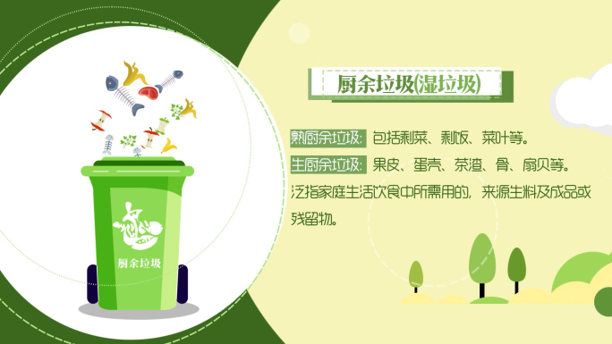 垃圾分类课件科教MGAE模板片头