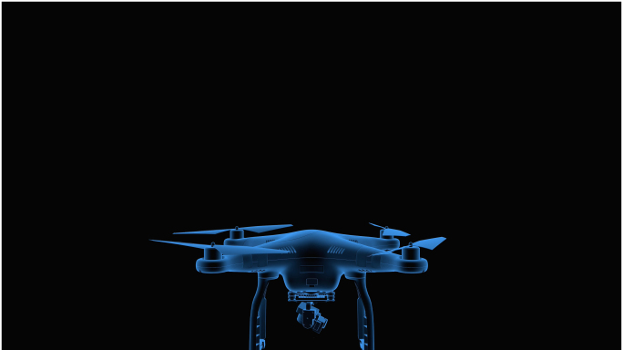 4K无人机航拍科技视频素材