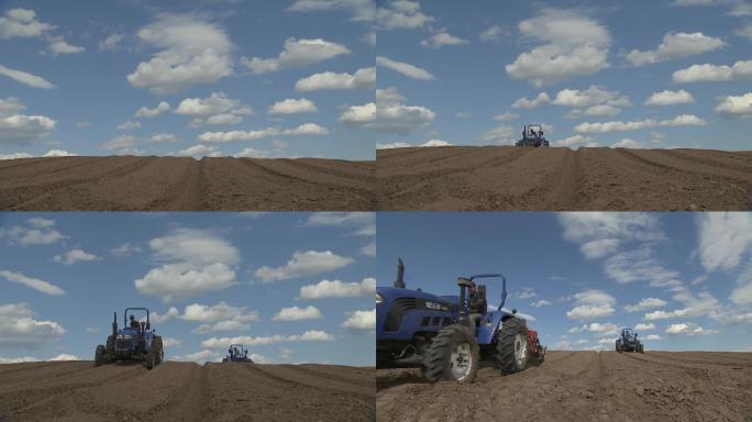 雪人参播种机械播种