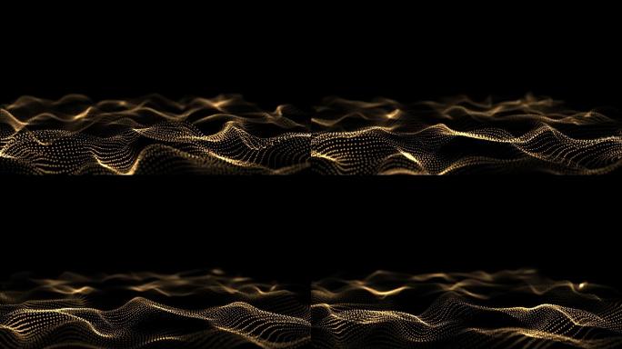 金色粒子海-无缝循环带通道