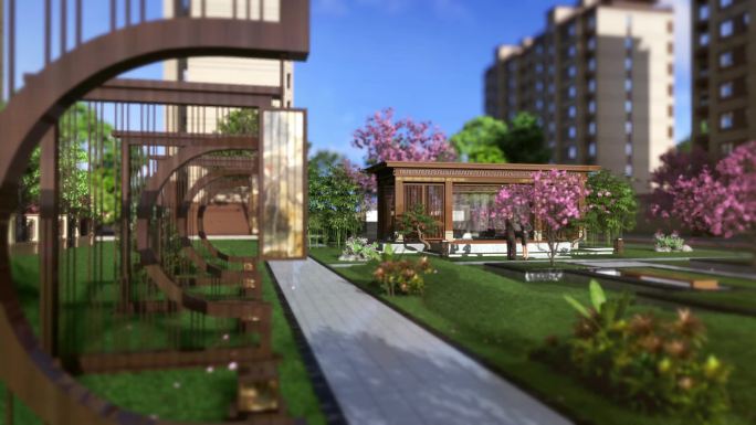 新中式景观灯中式元素花园私家花园