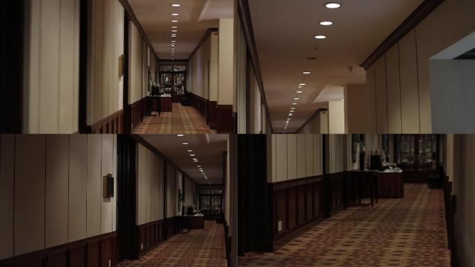 空旷的高端酒店走廊