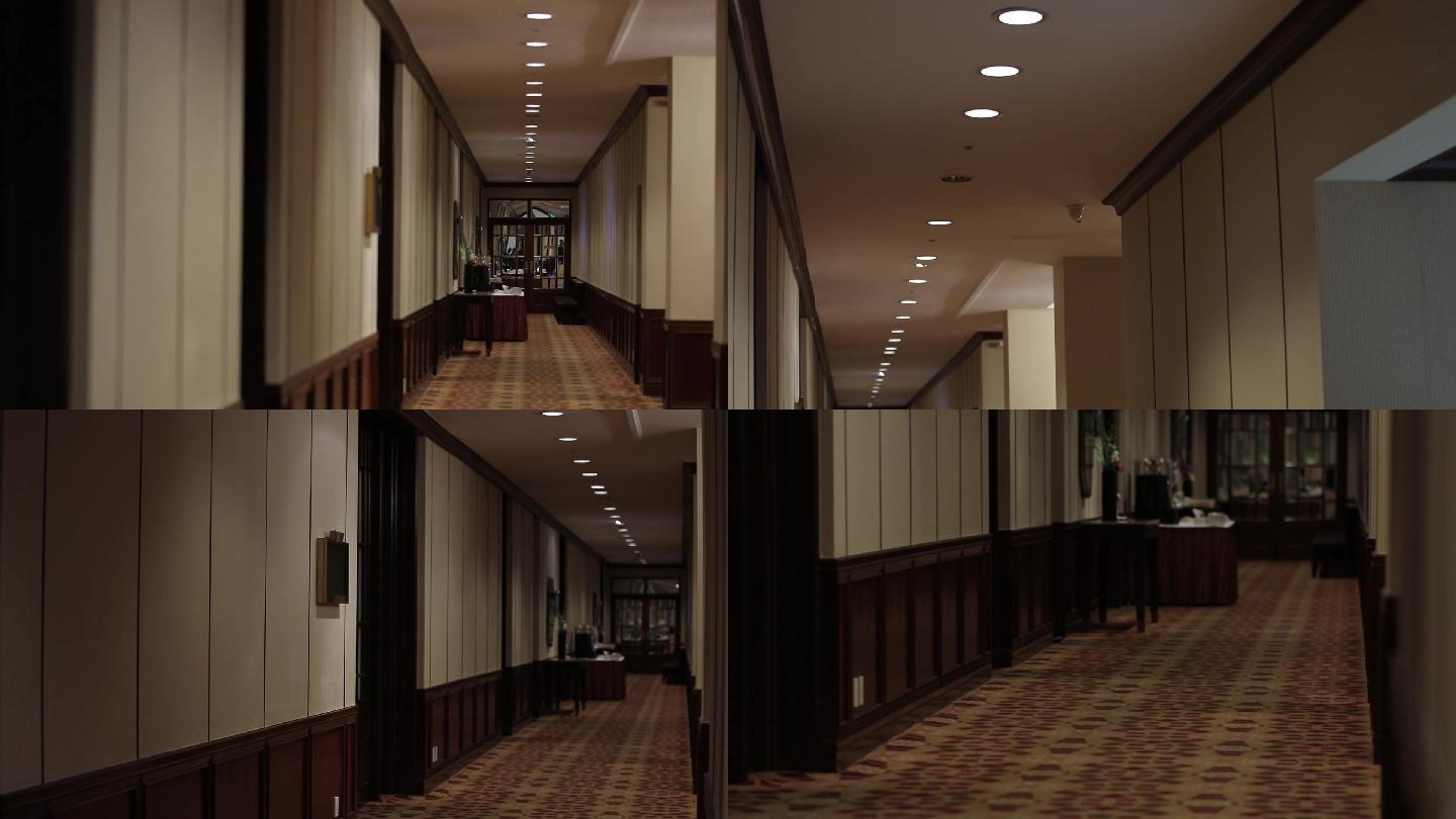 空旷的高端酒店走廊
