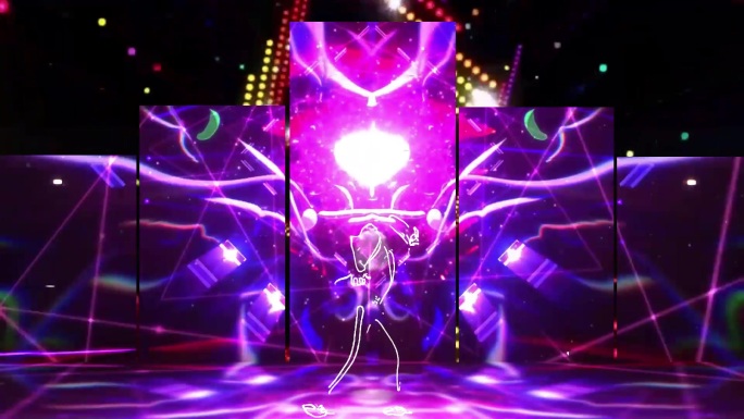 《好姑娘》抖音舞曲动感舞台背景