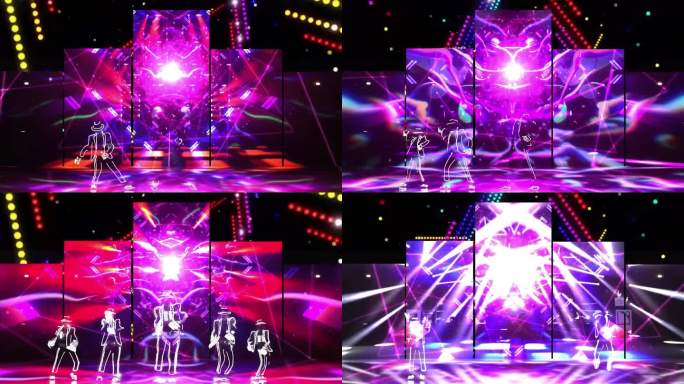 《好姑娘》抖音舞曲动感舞台背景