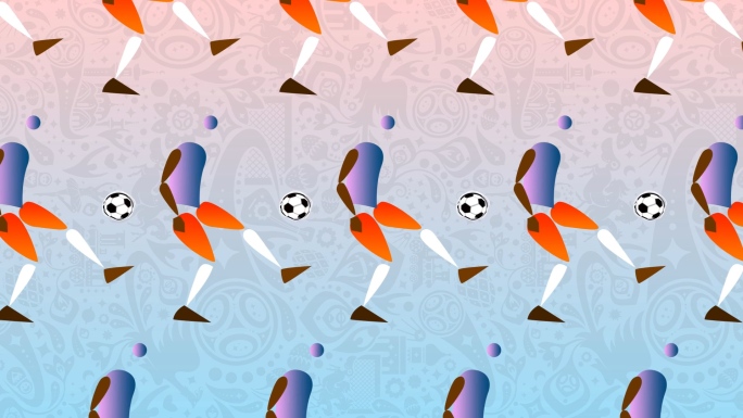 世界杯足球体育竞技开场MG动画AE模板