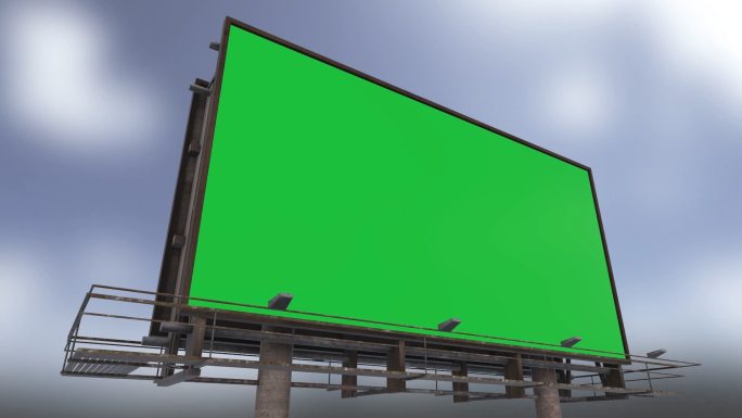 绿屏广告牌