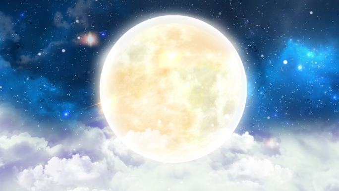 4K月圆之夜中秋圆月