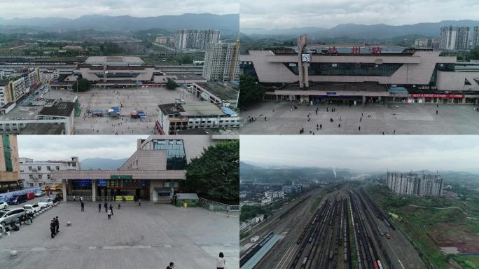 (4K超清)四川省达州市火车站