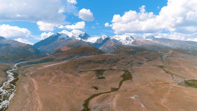 4K航拍西藏唐古拉山