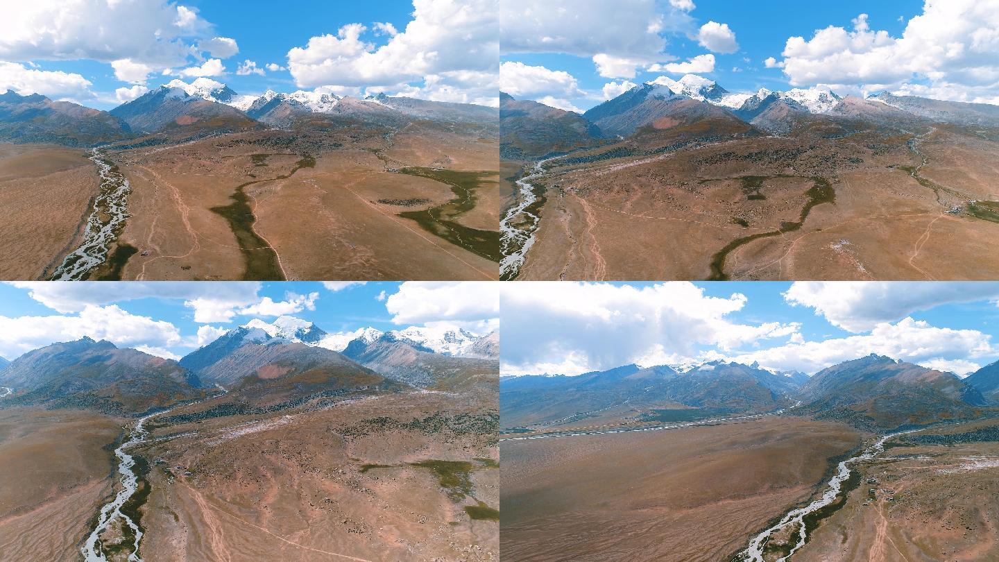 4K航拍西藏唐古拉山