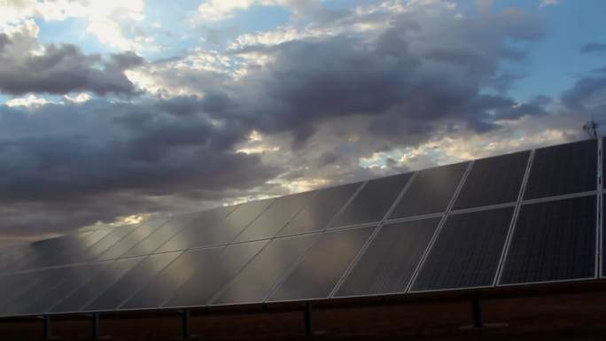 太阳能发电站环保能源