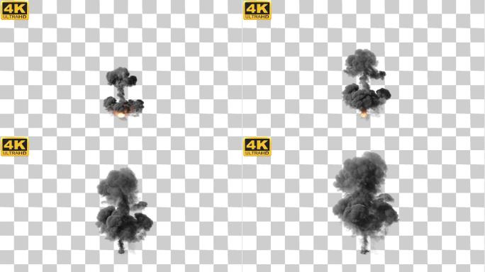 4K-爆炸烟雾11-alpha通道