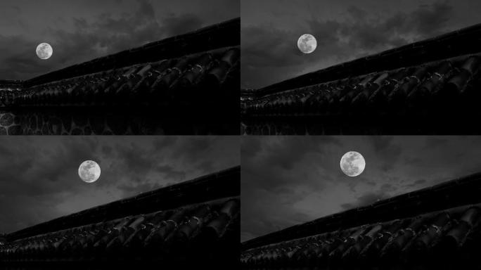 中秋节圆月月亮背景