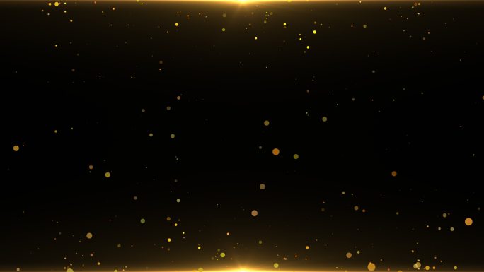 4K金色粒子循环