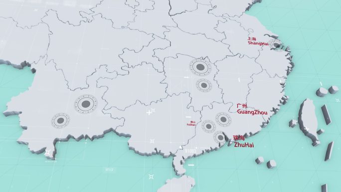 教育风格中国地图门店分布
