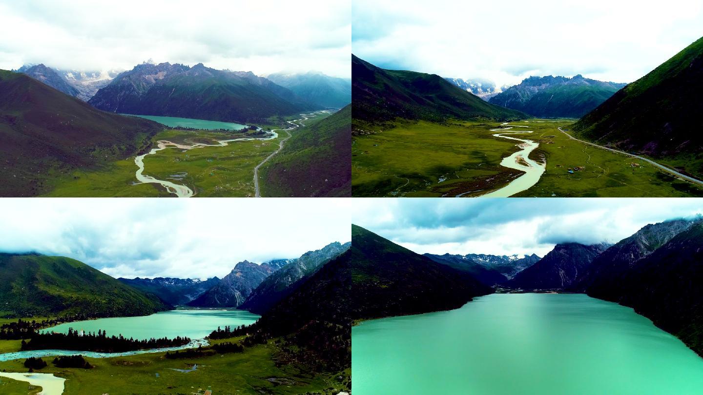 川藏公路国道318进藏公路沿途冰川湖泊