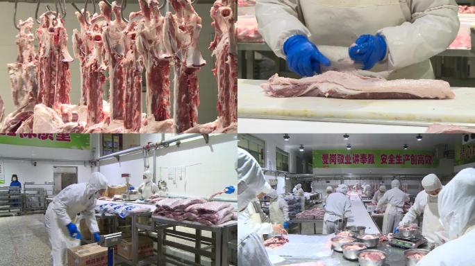 屠宰场羊肉加工流程