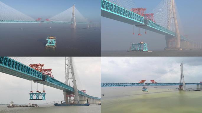 沪苏通大桥施工