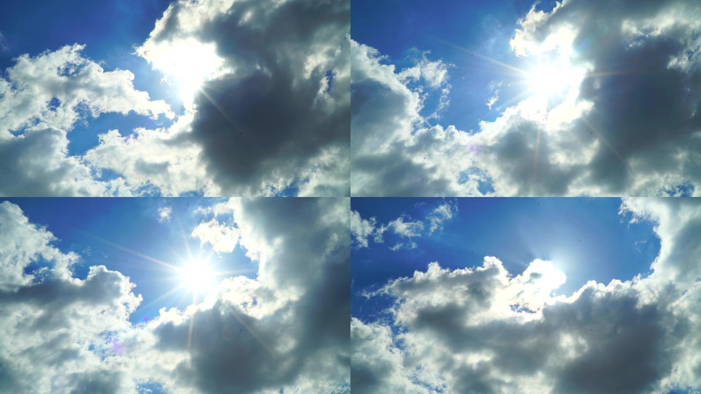 空中的太阳云朵图片素材-编号27122283-图行天下