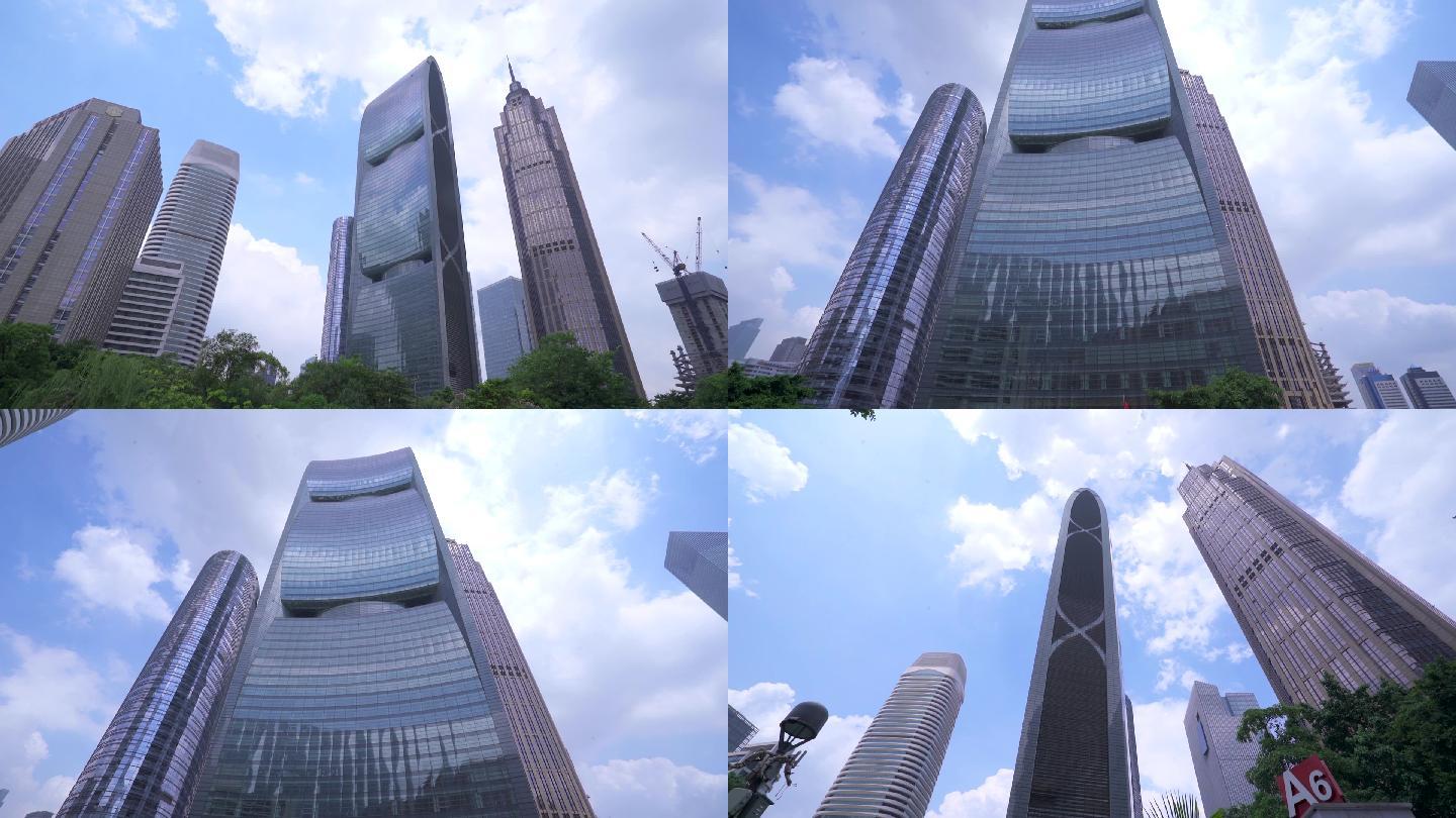 广州甲级写字楼珠江城大厦摩天大楼
