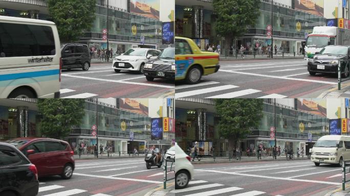 日本街头车流
