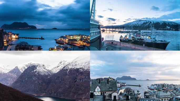 挪威旅行延时摄影