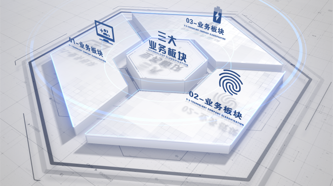 分类架构（明亮干净科技商务信息分类）