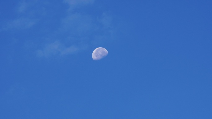 天空明月空镜丨4K丨原创