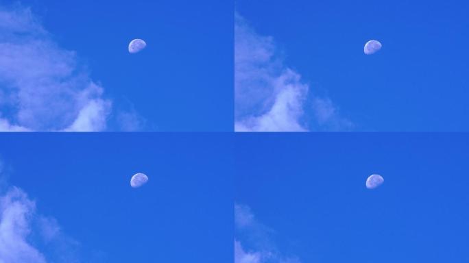 天空明月空镜丨4K丨原创
