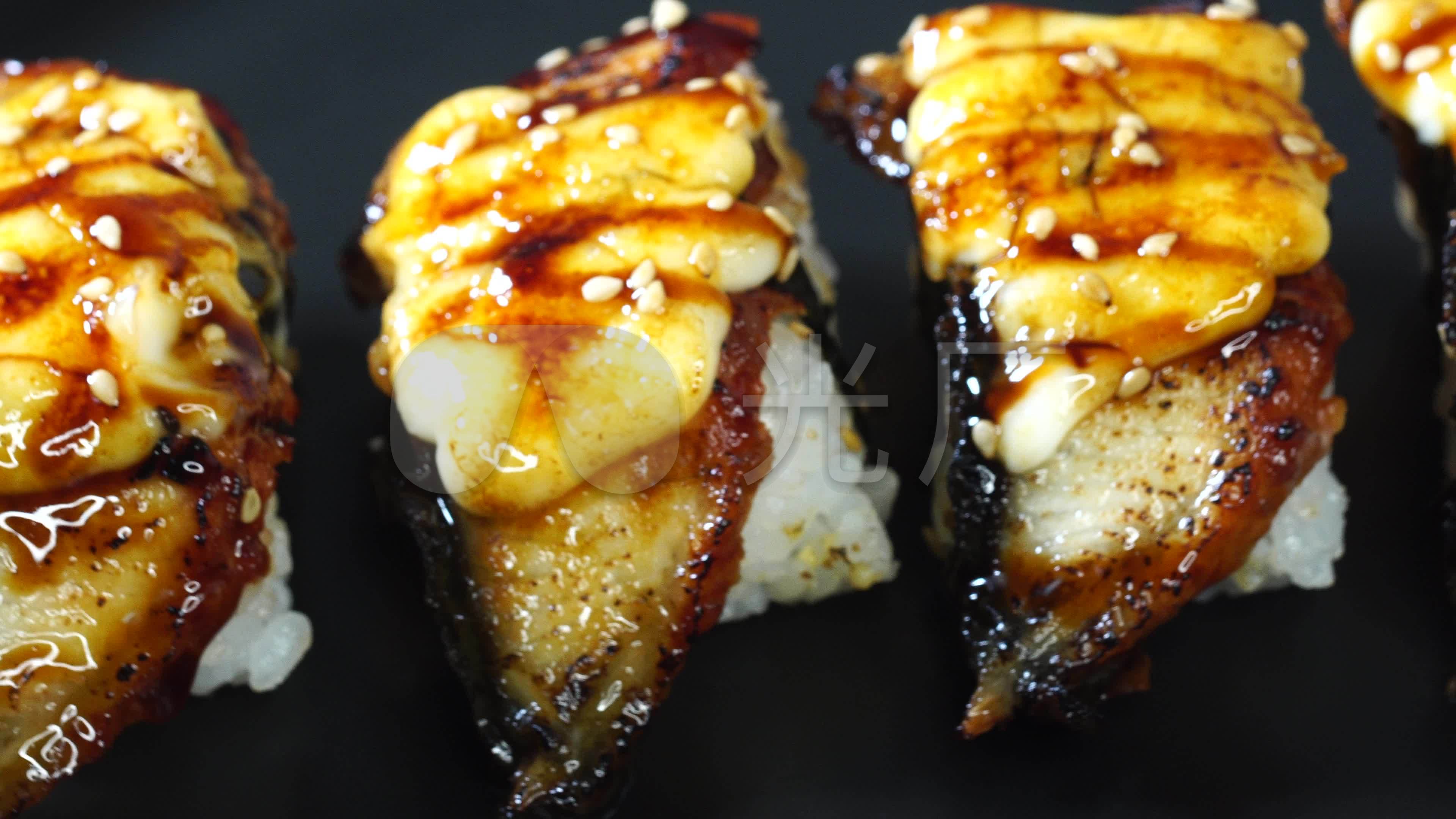 烤鳗鱼饭日式料理美食摄影