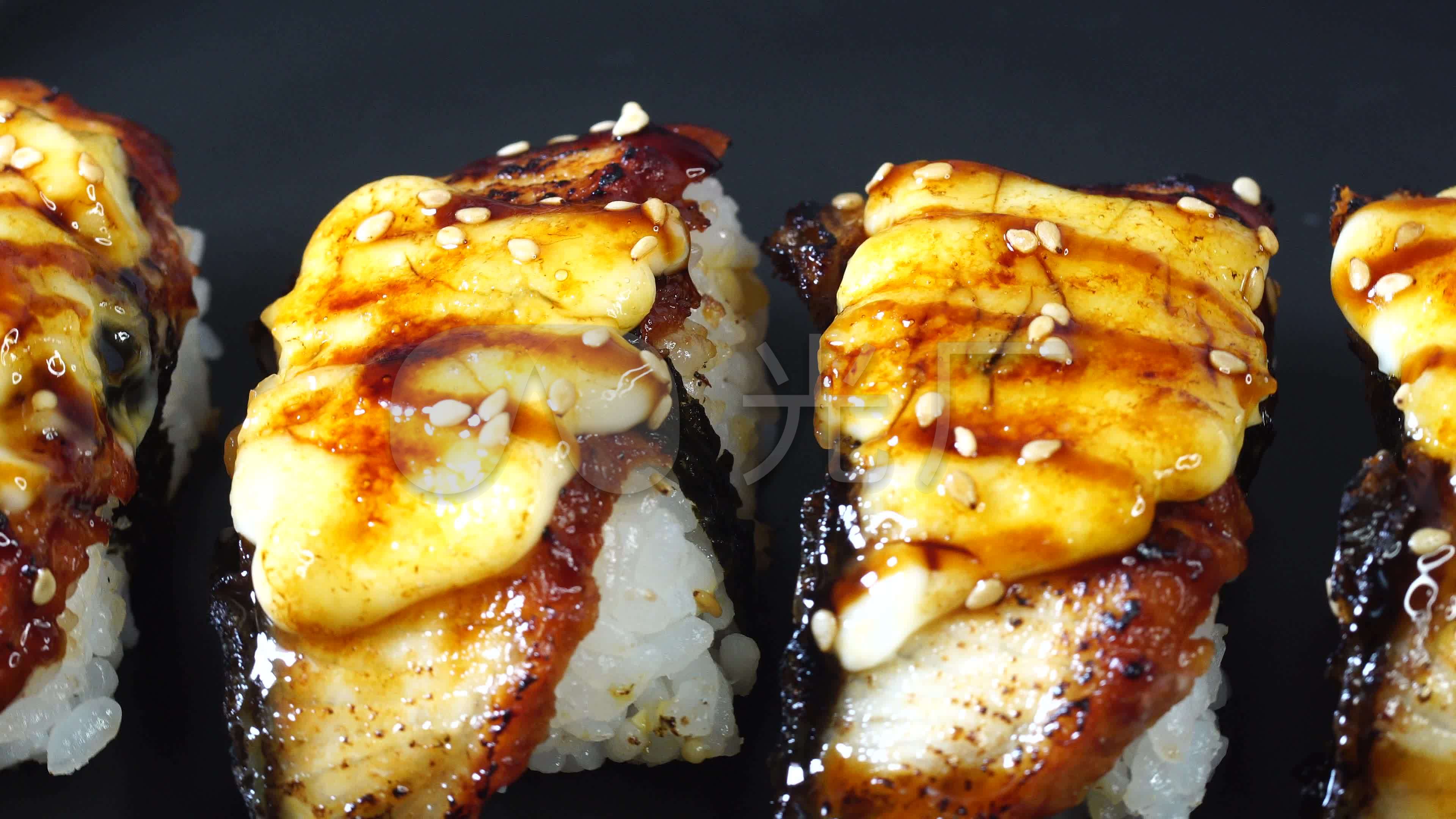 烤鳗鱼饭日式料理美食摄影