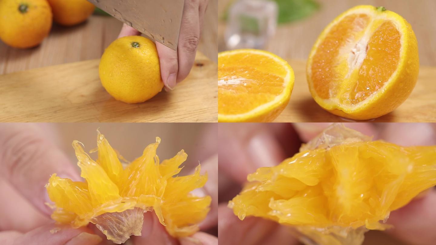 橙子橘子夏橙橙汁水果水果店