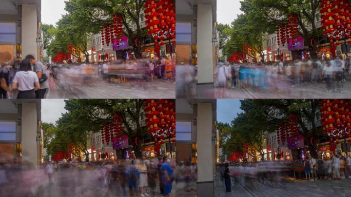 4K延时拍摄，广州千年商都北京路步行街