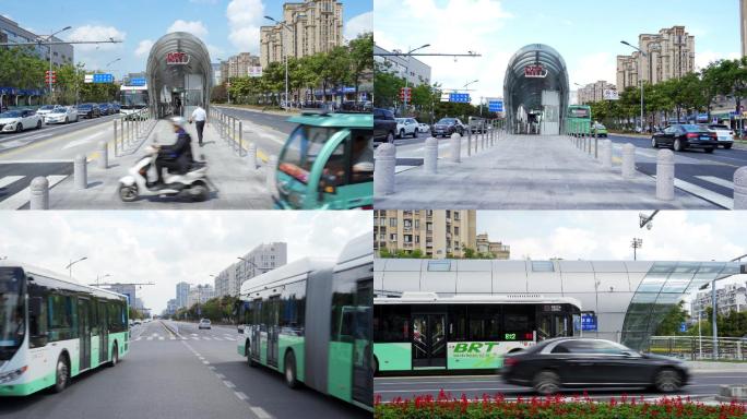 【4K】市民出行智慧BRT车站