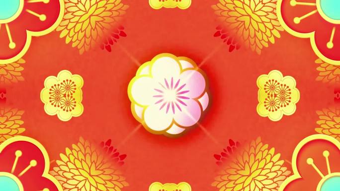 扭秧歌广场舞民族舞蹈背景