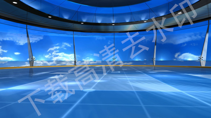 【4k超清】虚拟演播室背景