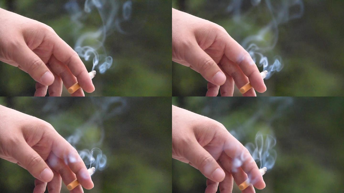 香烟缭绕情绪惆怅