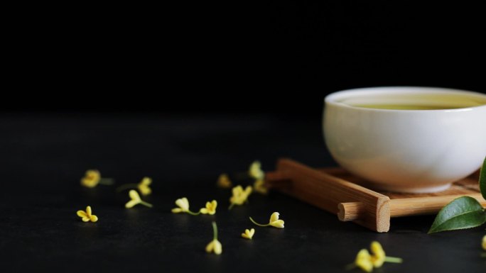 桂花茶茶文化花茶健康饮品