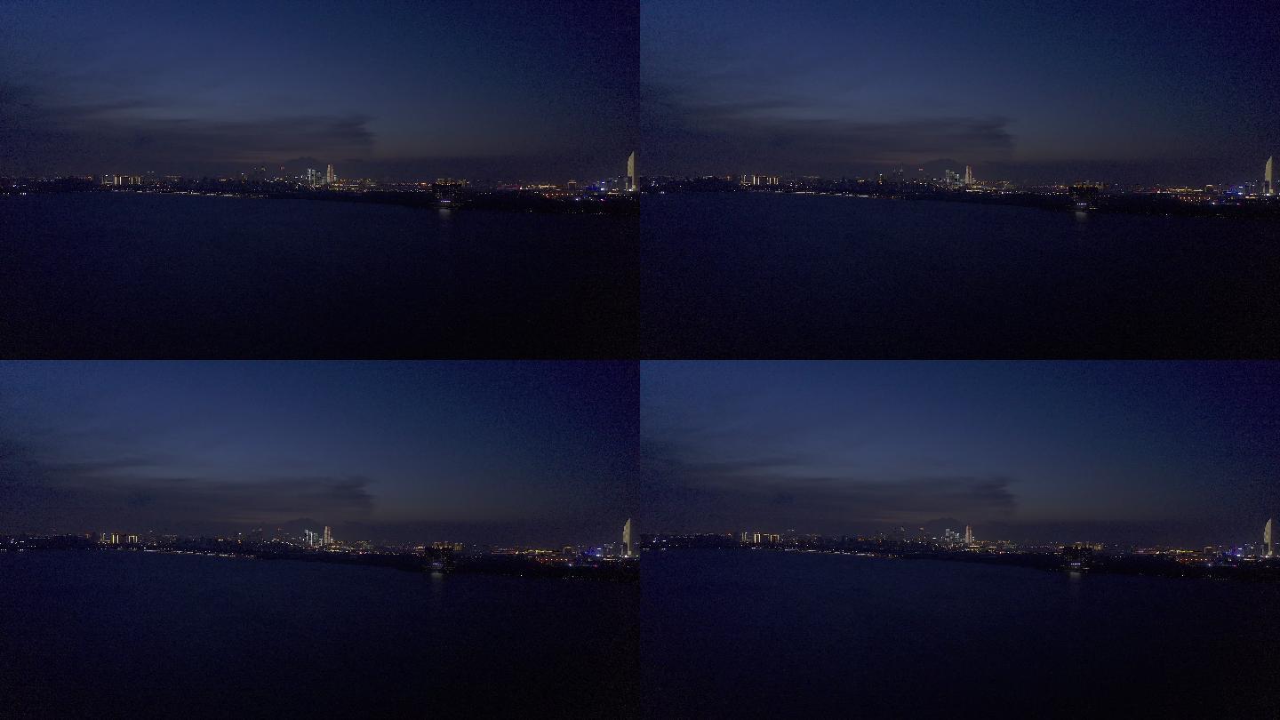 4K-原素材-苏州夜景航拍